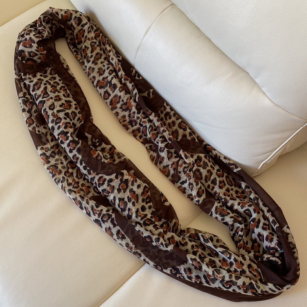 Infinity Scarf with Animal Print